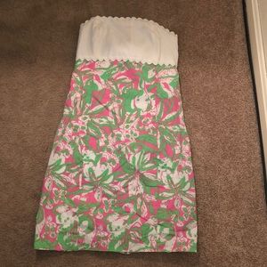 Lily Pulitzer strapless dress